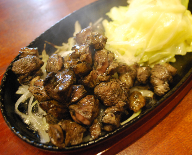 ディナーメニュー（写真）